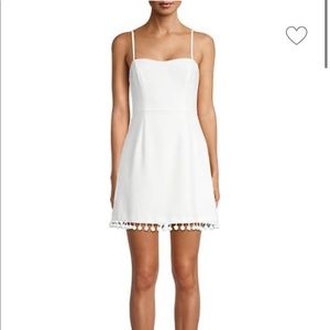 Whisper Pom-Pom mini dress